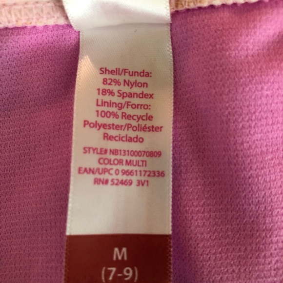 NO BOUNDARIES Tie Dye Swimsuit Size Medium 7-9 Juniors Removable Light Pads New - Picture 7 of 9